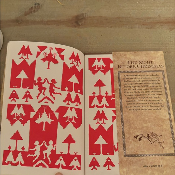 The Night Before Christmas Book Vintage 1985 Edition By Clement C Moore - Picture 9 of 10